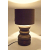 Lampa ceramiczna betonowa z abażurem 36cm